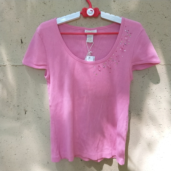 REQUEST PINK BEADS TOP XL - Picture 4 of 6